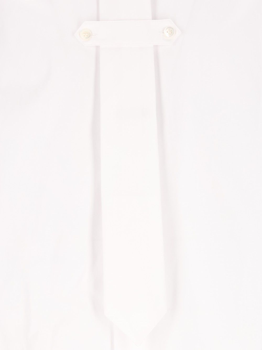 Dries Van Noten Poplin Shirt With Tie Shirts - White | 6c9803eaf7ea69f6438efb9a6ed285e260da4af5