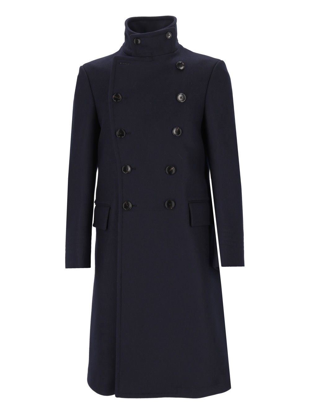 Tom Ford Compact Japanese Twill Felt Db Military Coat Coats - Blue | c24845ad246787db402ab7ec22682992331bbd7e