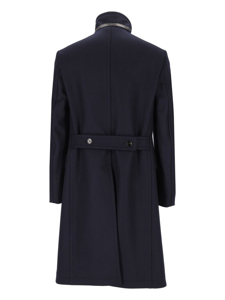Tom Ford Double-Breasted Coat Coats - Blue | d5bb10aa48a2508ece2e230579f7aee8d33faf03