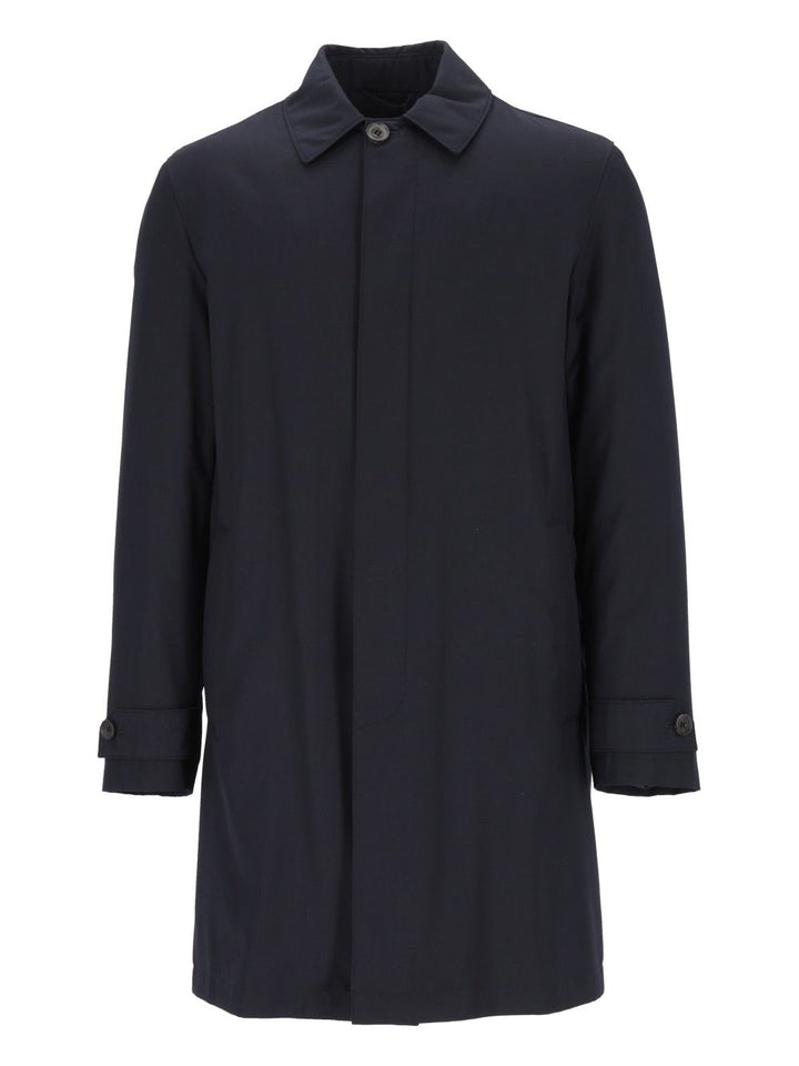 Corneliani Waterproof Car Coat Coats - Blue | e41b000565b9eede72f4b76e62b83c67ccbf1ae8
