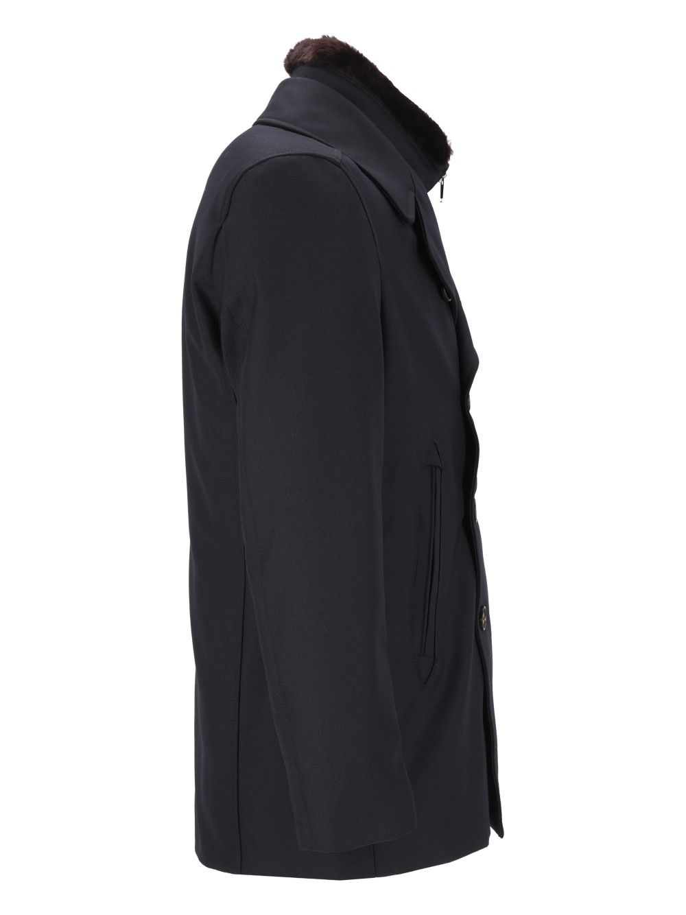Al Duca D'Aosta Giaccone D.Petto Con Davantino  Collo Lapin  Kevlar 55pl 45 Lana Jackets - Blue | d1f9e432384eab316a809184e8c5131153bfaafb