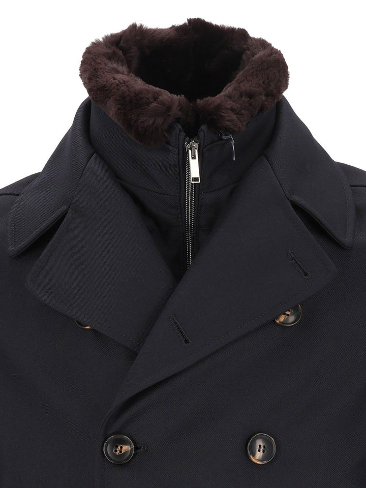 Al Duca D'Aosta Giaccone D.Petto Con Davantino  Collo Lapin  Kevlar 55pl 45 Lana Jackets - Blue | fbcf5c131f222831f30226fb71572e7065bdf430