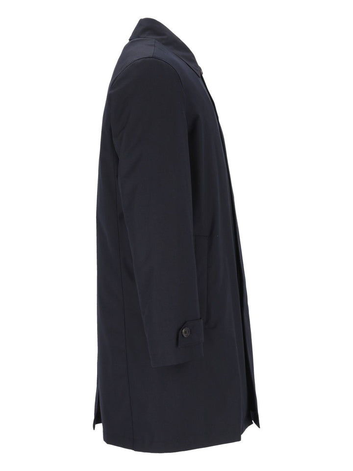 Corneliani Waterproof Car Coat Coats - Blue | 4b8675543170c681aeae5d5732476be5f2c99612