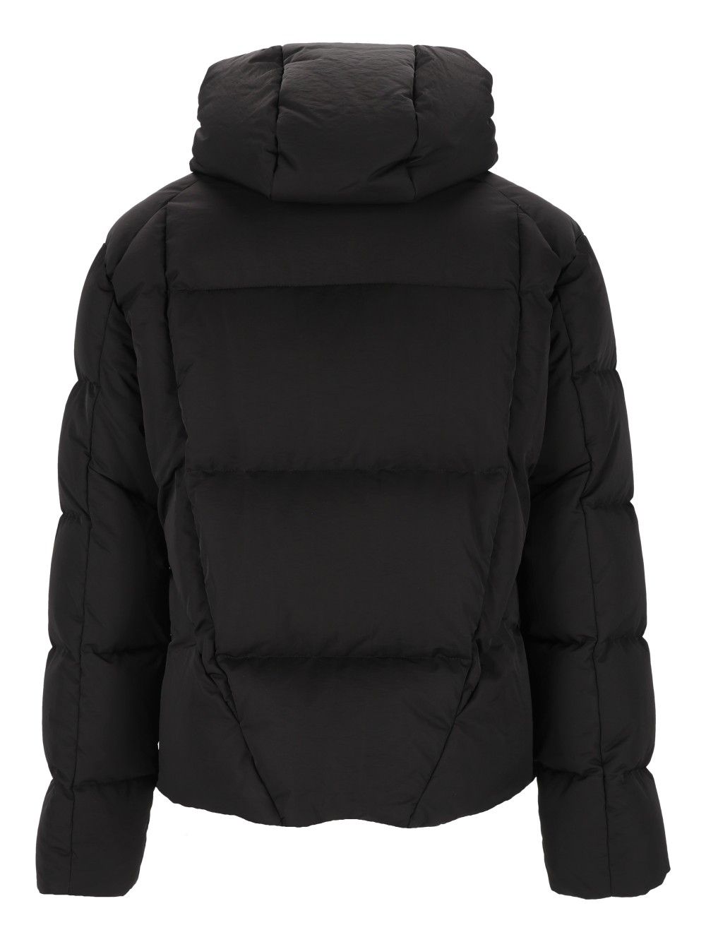 Off-White Bookish Nyl Twill Racing Puffer Coats - Black | 6dec249a4f49a9b221c689b6b7c318f817c1cae7