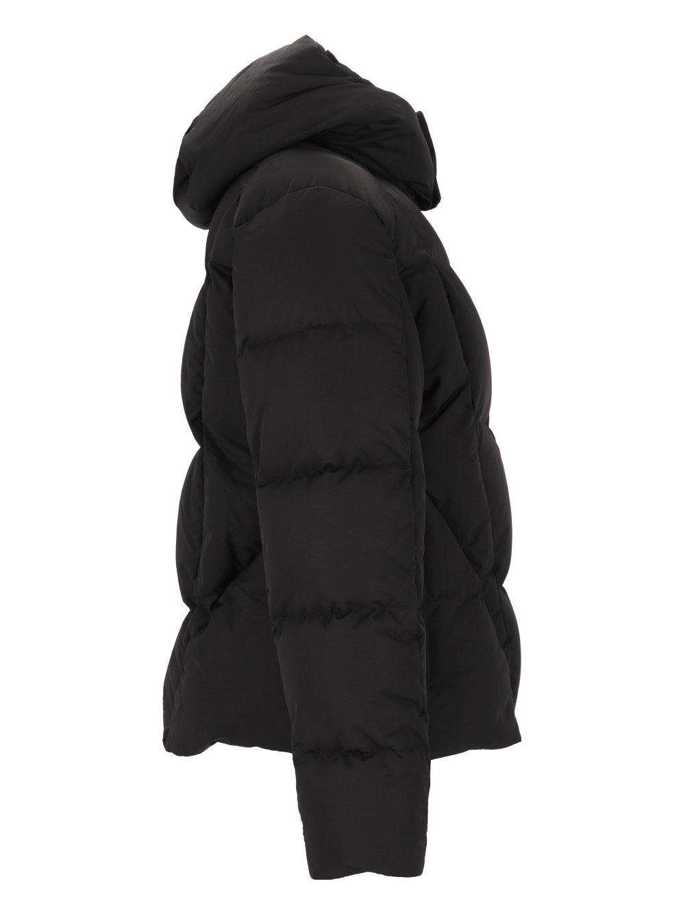 Off-White Bookish Nyl Twill Racing Puffer Coats - Black | 4320cd8f0bdc50de019ff8120e1941d21e837b1a