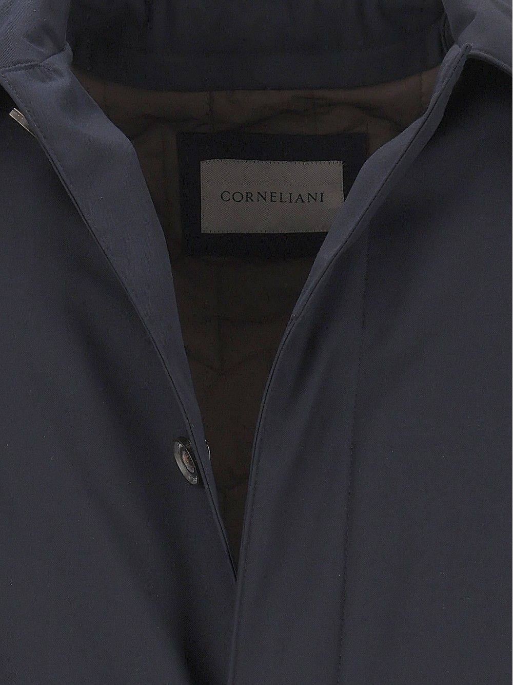 Corneliani Waterproof Car Coat Coats - Blue | 704733f0b69515d38b39e91c16573093061d5183