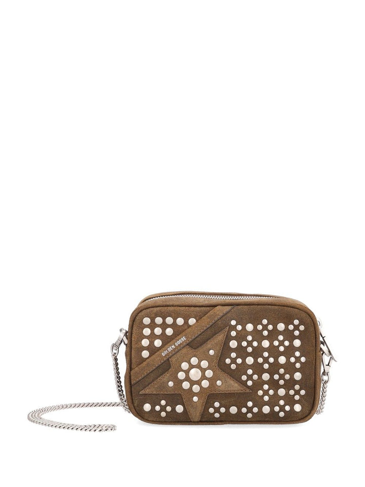 Golden Goose Deluxe Brand Mini Star Bag In Suede Leather Crossbody Bags - Green | b28e25627020de9206b2738556a27c03fd42d661