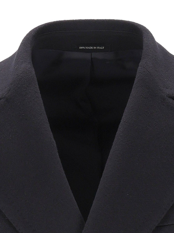 Al Duca D'Aosta 2 Petti Martingala 100 Cachemire Coats - Blue | 9781b2da44db4ecf5ffdeb0fcf87168e63f2f880