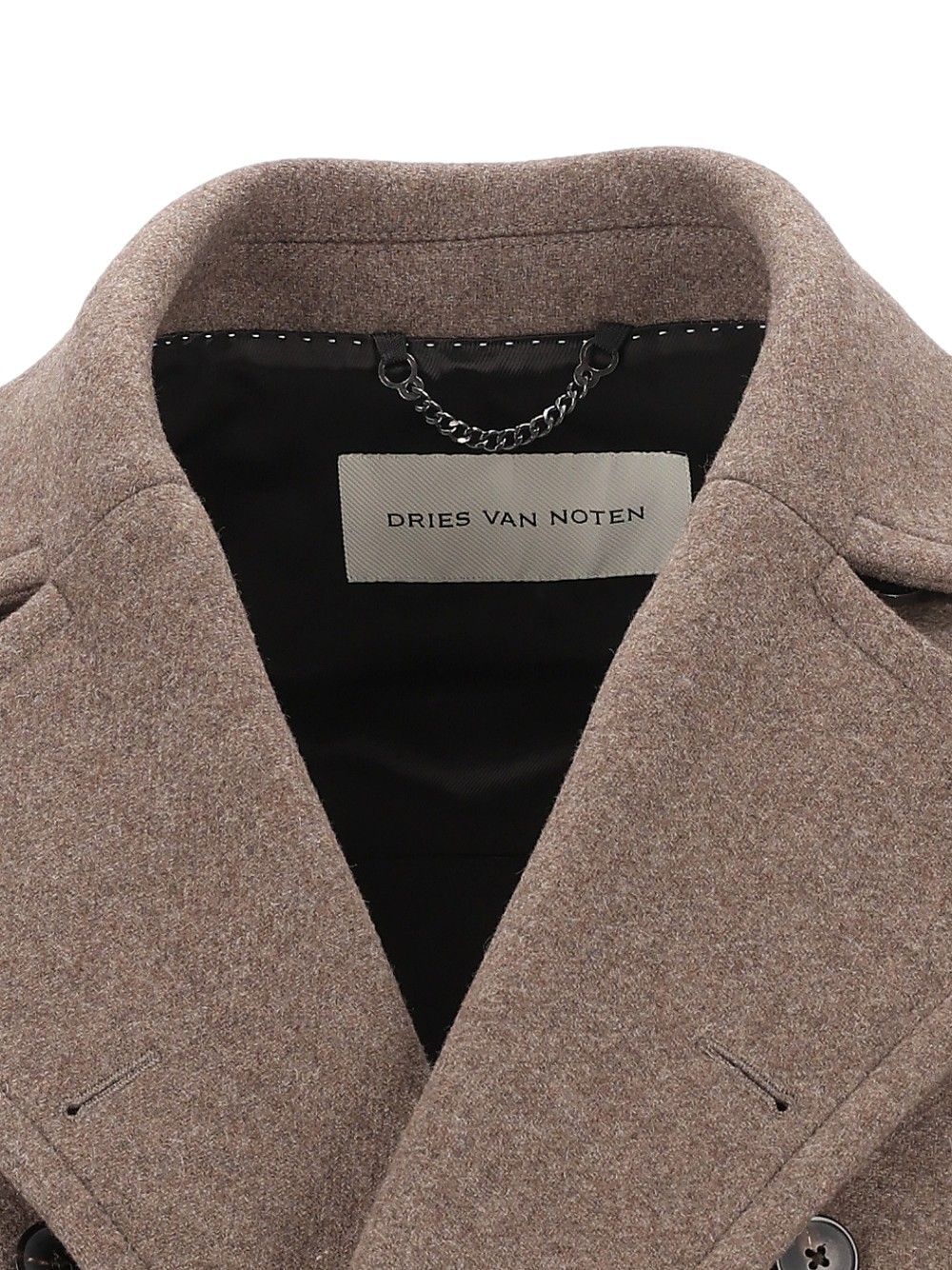Dries Van Noten Rascott Bis Double Breasted Long Coat Coats - Grey | e165132d75097e1f79fda7caa5939c24afafc4f1