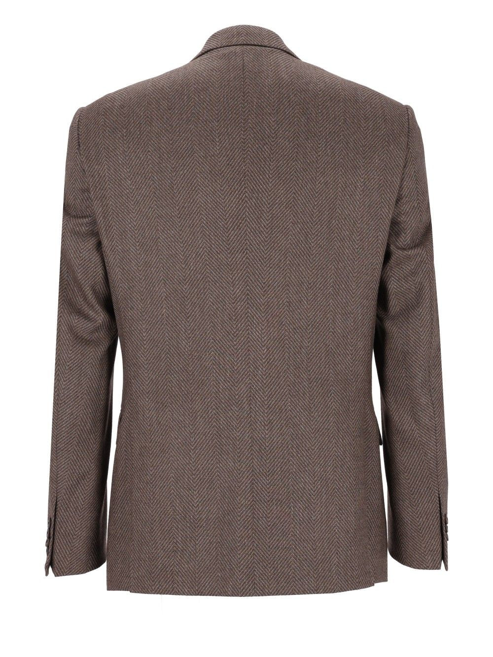 Emporio Armani Single Breast Suit Dresses - Brown | 68824c27f9cdb1a4361539abce458a04ac6c6828