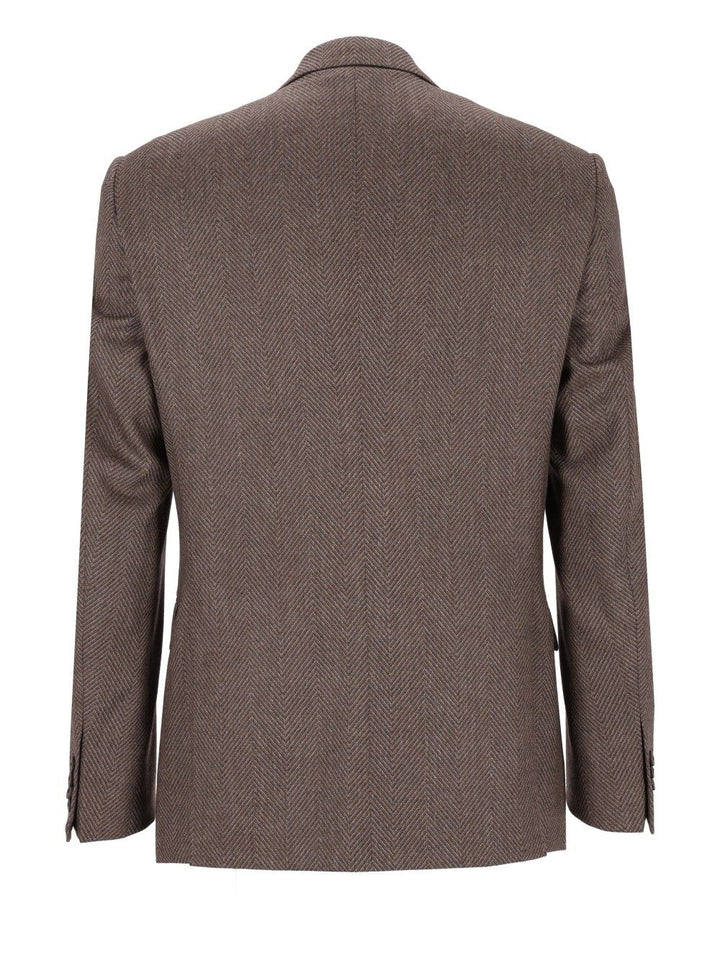 Emporio Armani Single Breast Suit Dresses - Brown | 68824c27f9cdb1a4361539abce458a04ac6c6828