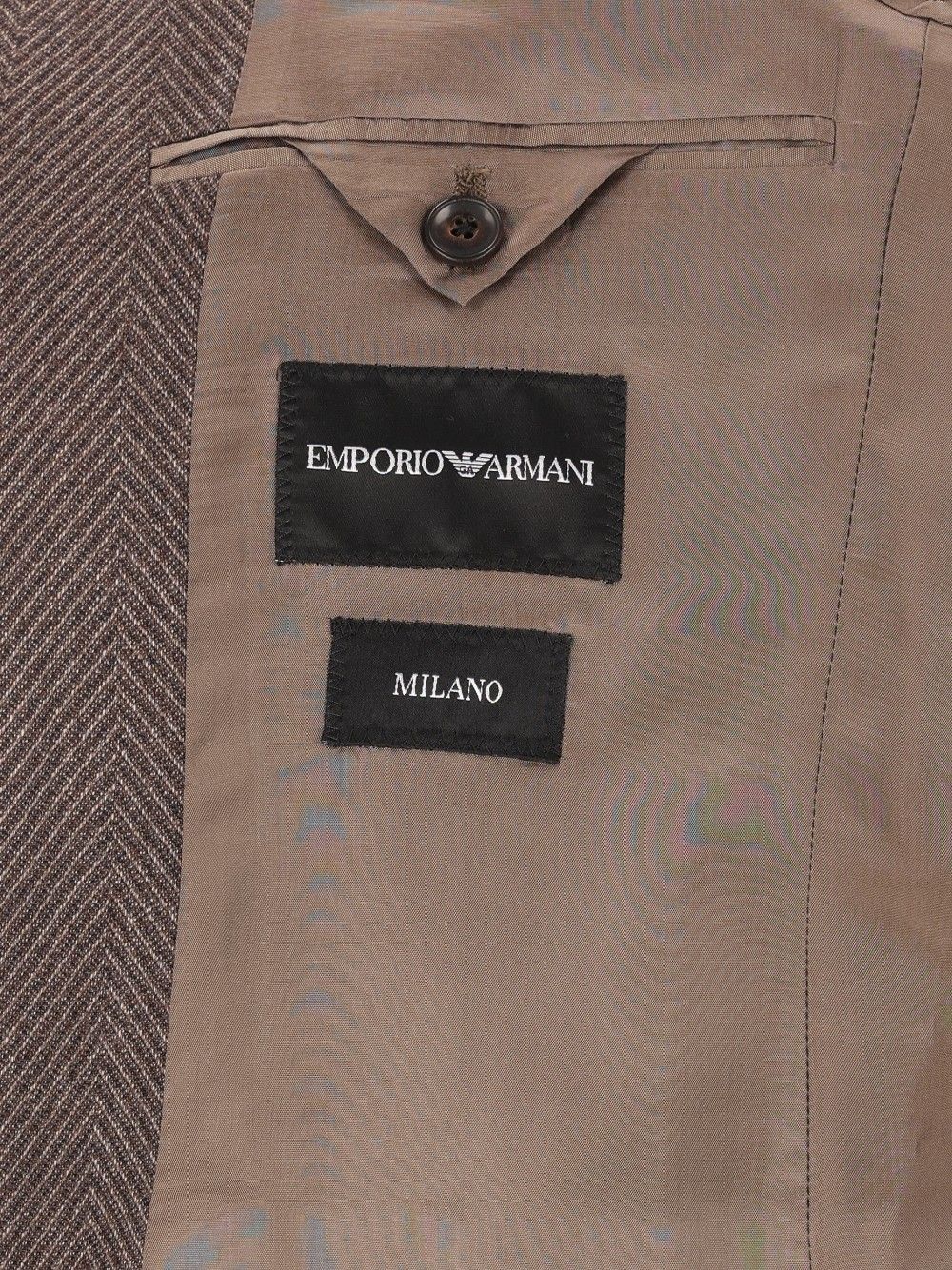 Emporio Armani Single Breast Suit Dresses - Brown | c4b689293d69a94da56a9f76df25deb742409175