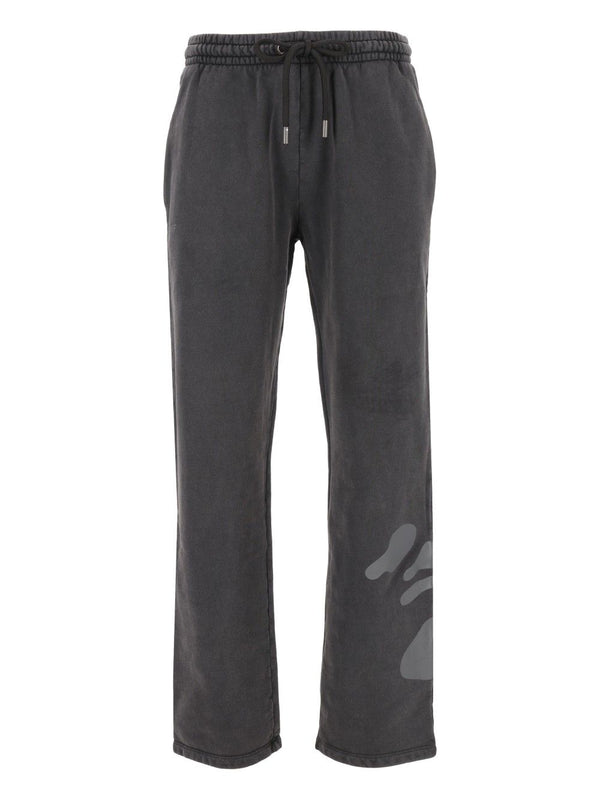 Swimming Face Sweatpant Trousers Black