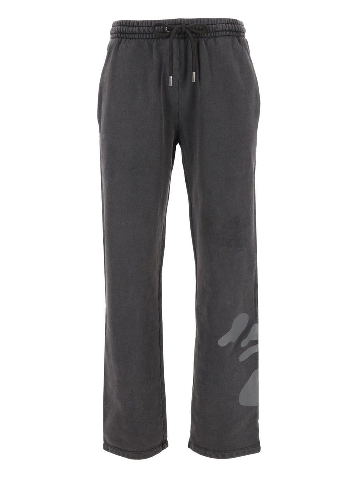 Off-White Swimming Face Sweatpants Trousers - Black | b8ddeeaf1876f0f2b2ec24a67380735c0745a022