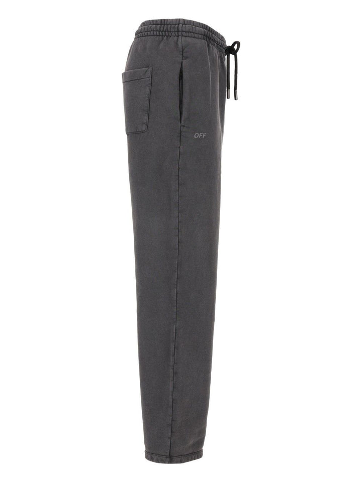 Off-White Swimming Face Sweatpants Trousers - Black | 6c46a2fbdf066e0cea09a0bbeaa861539bbe3b15