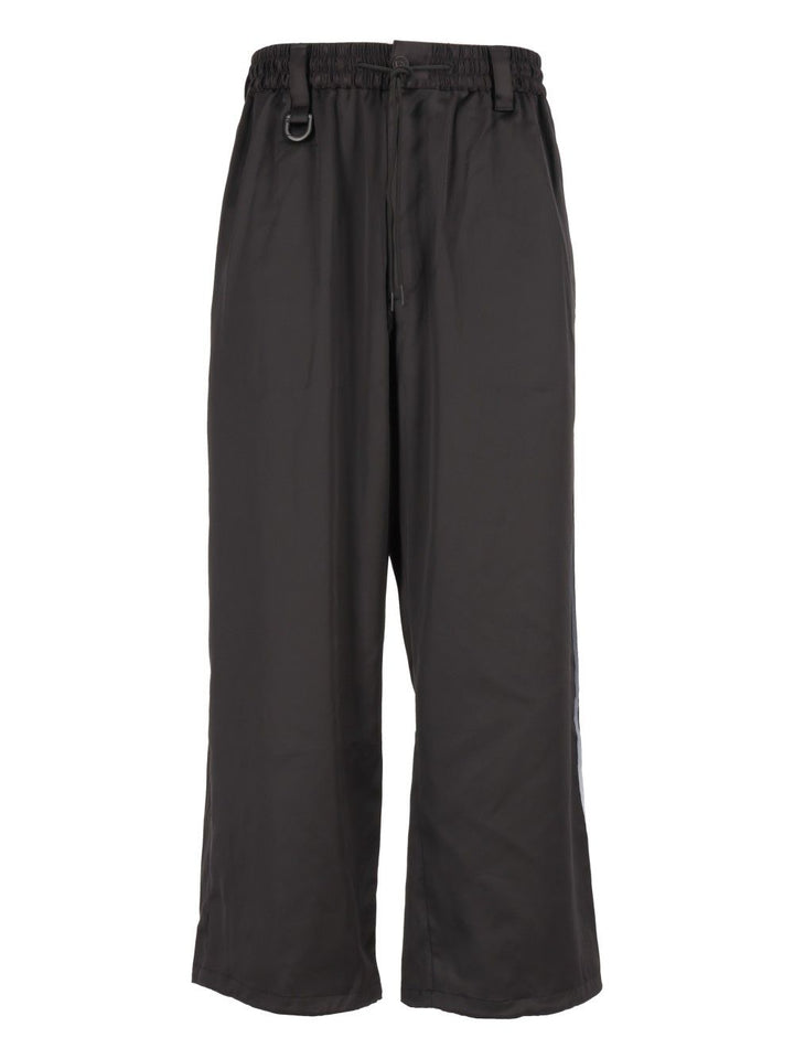 Adidas Y-3 Grd 3s Satin Track Pant Black Trousers - Black | 8ae4f4e9548e47420acda9f479d44b9d6e625cde