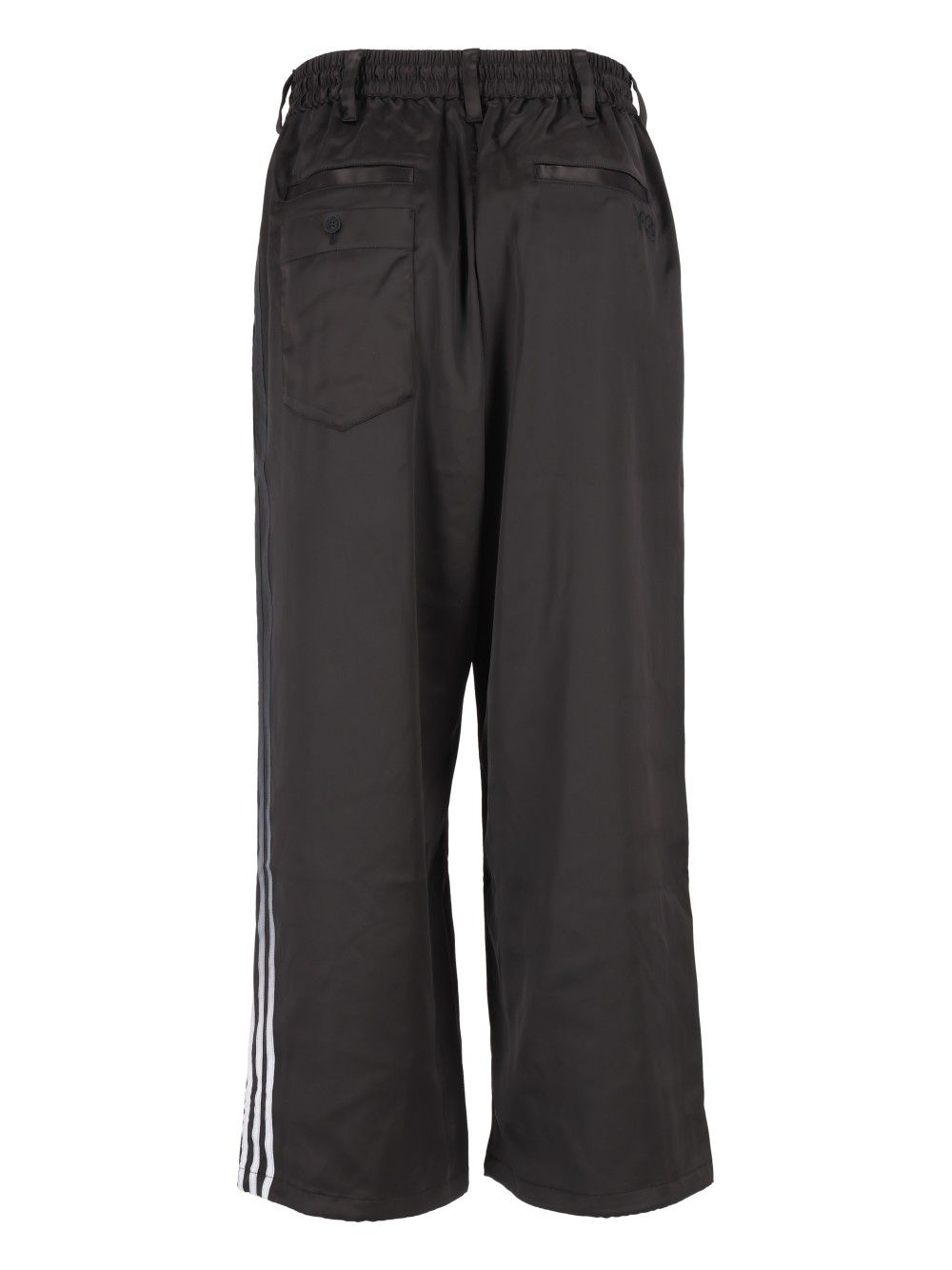 Adidas Y-3 Grd 3s Satin Track Pant Black Trousers - Black | 11cf8f2184e3e6a7c48967702528b8e7c0223b44