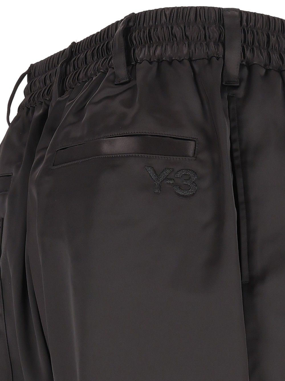 Adidas Y-3 Grd 3s Satin Track Pant Black Trousers - Black | 4360c0fc2ef6be18e4e7b424629908e0520a7b88