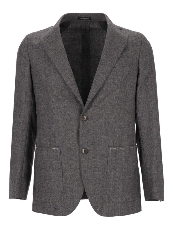 Abito Galles Fusion Sfoderato R7 96 Lana 4 Cachemire Dresses Grey