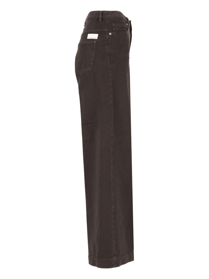 Nine In The Morning Nadia Palazzo Pant Light Canvas Jeans - Brown | a74cde0f60ace34a1d822de414f18cc699d70bd1