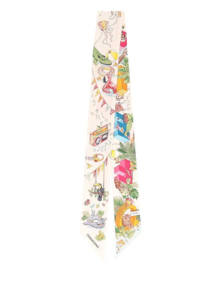 Ferragamo Bandeau/Mini Bandeau Jungle Party Print Scarves And Foulards - Multicolor | c6286a565288ee79a02ffbf56b8251ebc1de7c86