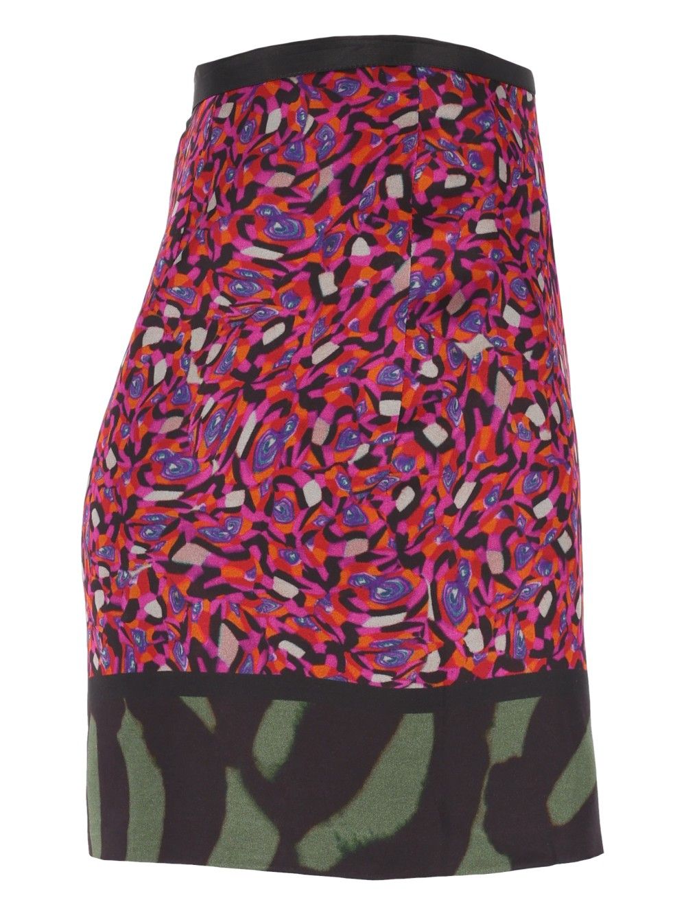 Dries Van Noten Gabrinas Printed Satin Wrap Mini Skirt Skirts - Multicolor | 965b9bac8a74b9d63cda174a6855156576d71073