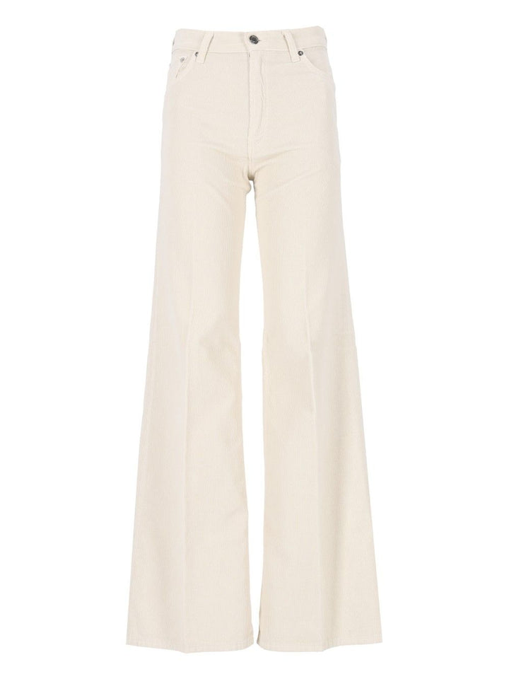 Haikure Clara Velvet Trousers - White | ffa6d80dba696256a64ee0226317ca237cce4802