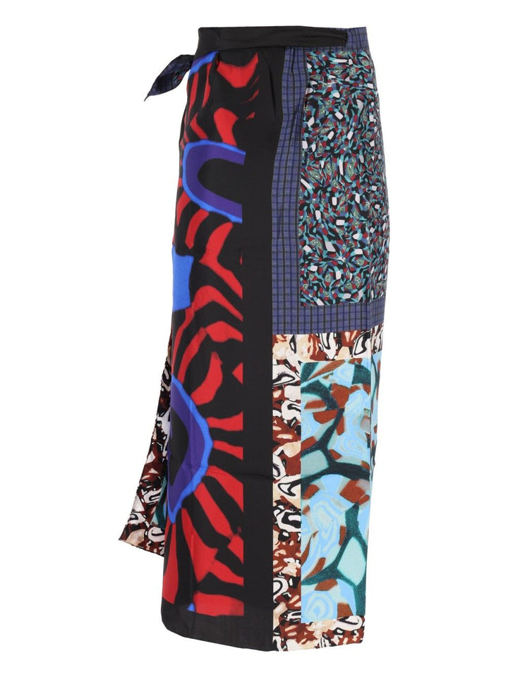 Dries Van Noten Scarfy Printed Long Skirt Skirts - Multicolor | b9cf7fc2aaf44554ee8ff7bb439eaceb06390906