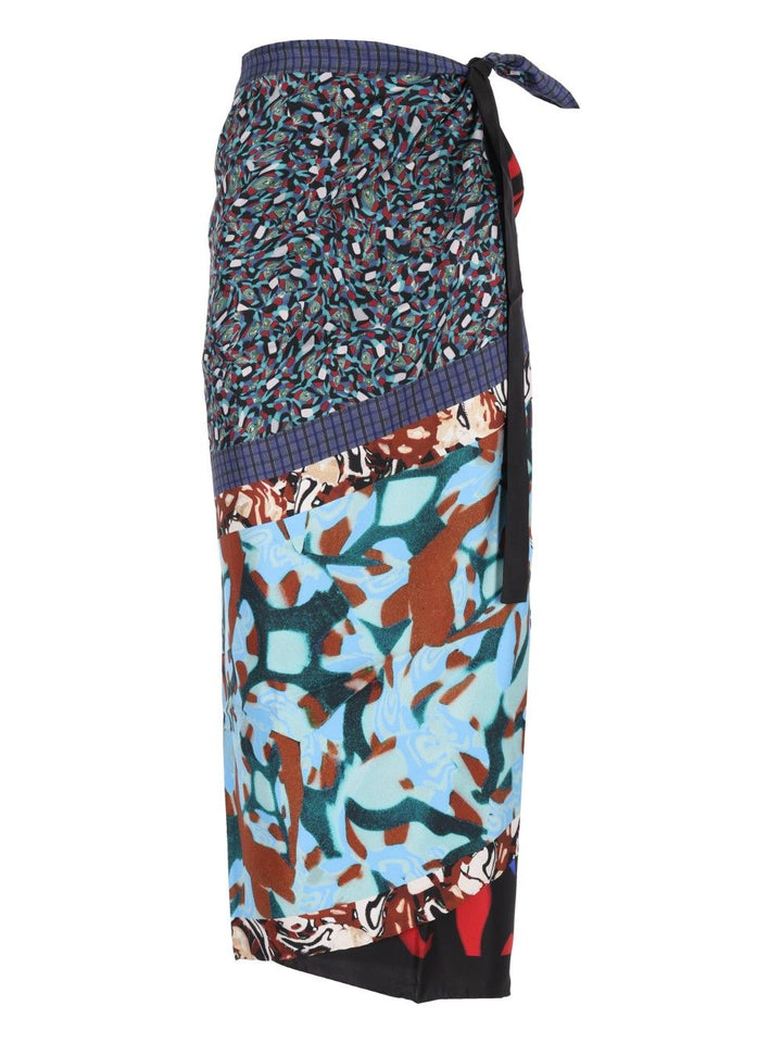 Dries Van Noten Scarfy Printed Long Skirt Skirts - Multicolor | 97d871d314710d456cfd37732321bb59d37907f0