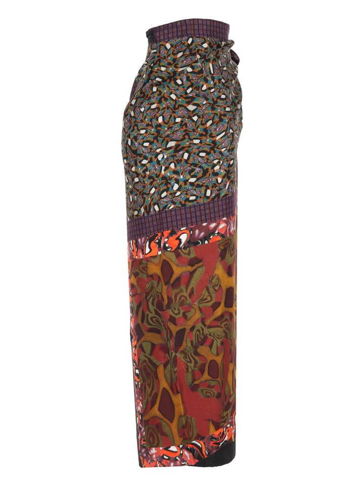 Dries Van Noten Scarfy Printed Long Skirt Skirts - Multicolor | 41e36f13dcc76ad42f3d30c3db5f85767a42a912