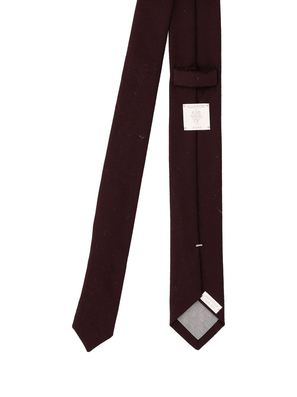 Eleventy Cashmere Blend Tie Ties And Bow Ties - Bordeaux | aebb7ee341deaf5a0e849b9a23add3aad312102f