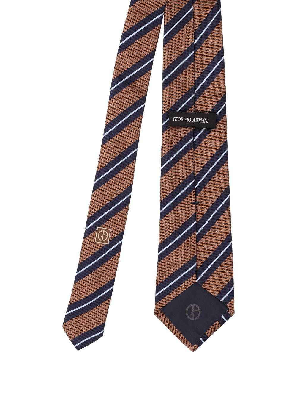 Giorgio Armani Regimental Tie Ties And Bow Ties - Beige | 76fd6bd023cc8450d477521439c62d42f686d0c3