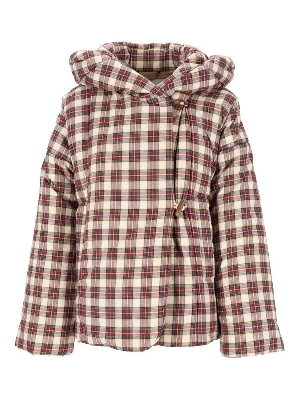 Vacali Checked Jacket Jackets Multicolor