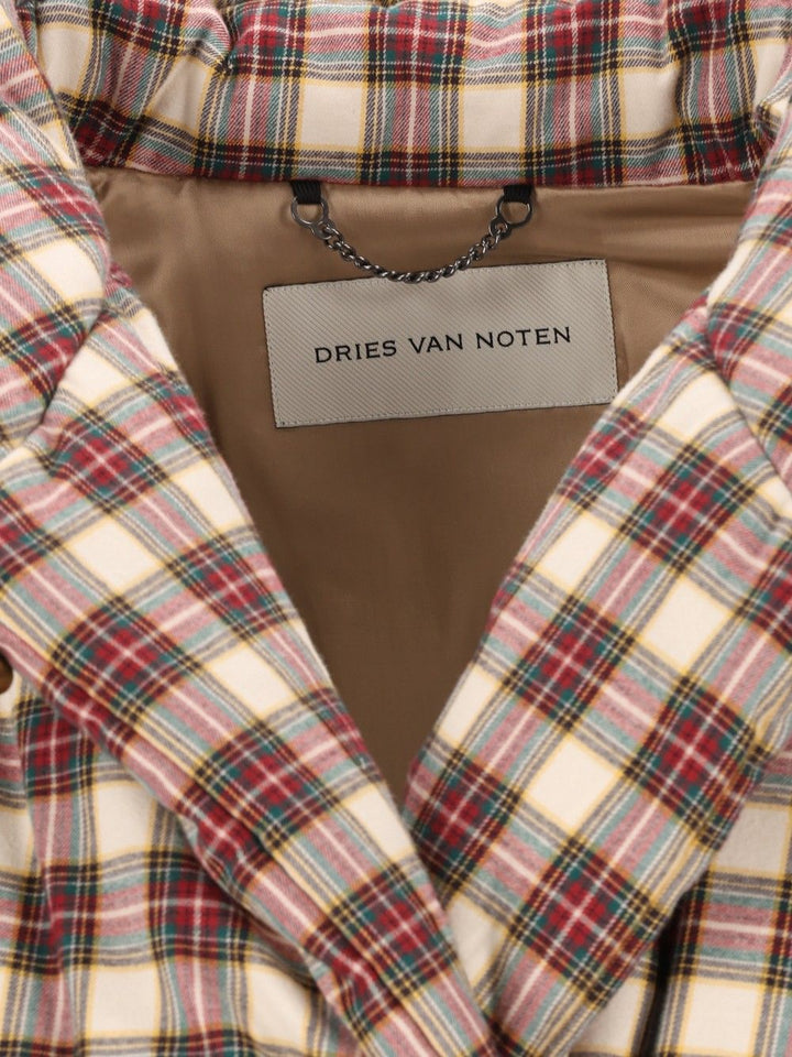 Dries Van Noten Check Padded Jacket Jackets - Multicolor | 03b6f9a3a49018cdbdc5813a7ab7e8e4d1b8c887