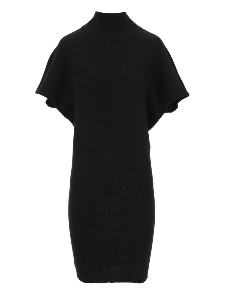 Federica Tosi Abito Corto M/M Collo Alto - Lana Merino/Cashmere Dresses - Black | a0ac8e008e5835a62f4ba38116e10f77fc632a9f