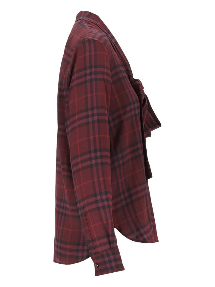 Burberry Rhiannon Chk Shirts - Bordeaux | 947a31ffb00b09f149f11e74e2eaefceac32e38d