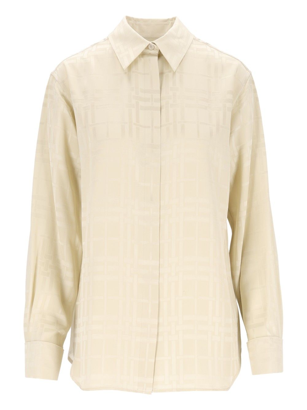 Burberry Dorothea Silk Check Shirt Shirts - White | fc2aafc4ad171e388079edfa0c917546e71251f8