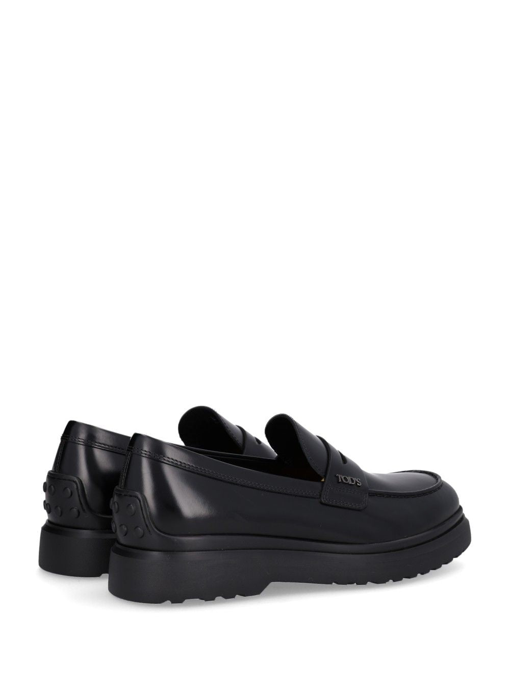 Tod'S Moc. Lettering Carrarmato Light 12m Scarpe basse - Black | 9c86bd10fe52ae1cc802aece296e23497dee28dc