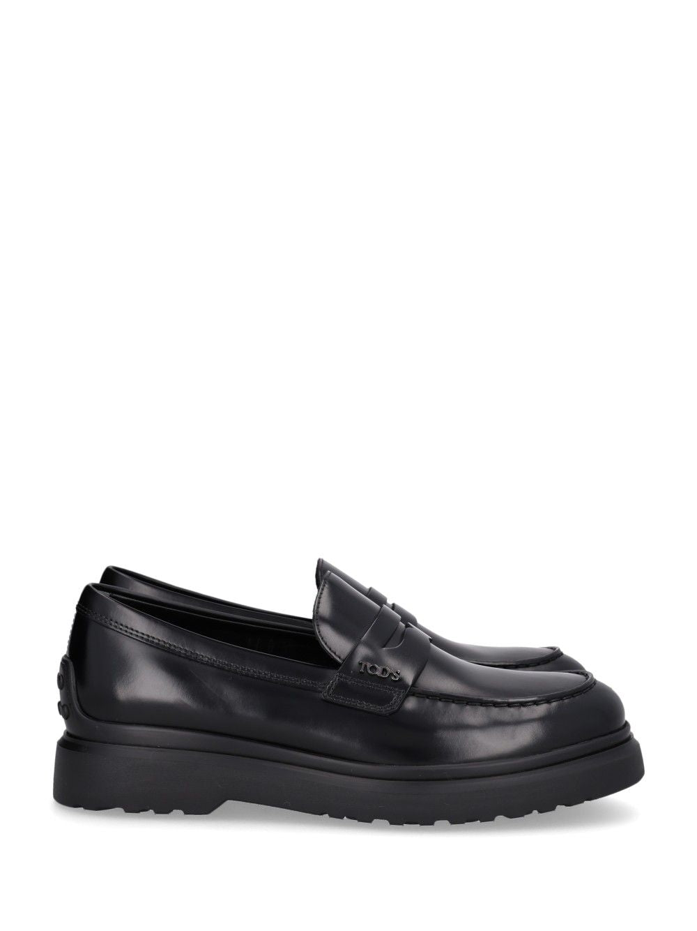 Tod'S Moc. Lettering Carrarmato Light 12m Scarpe basse - Black | 2233f1c430920f736001df0856712390993bc99f