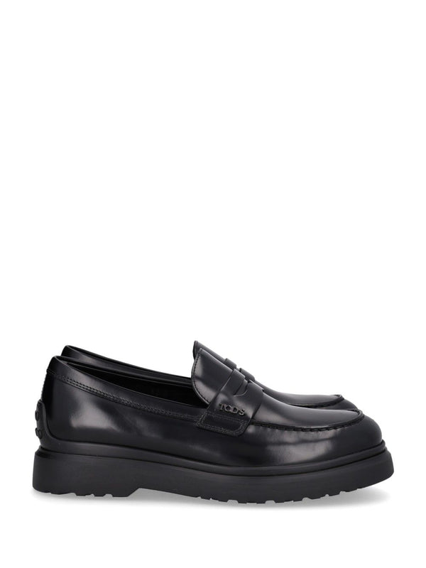 Moc. Lettering Carrarmato Light 12m Scarpe Basse Black