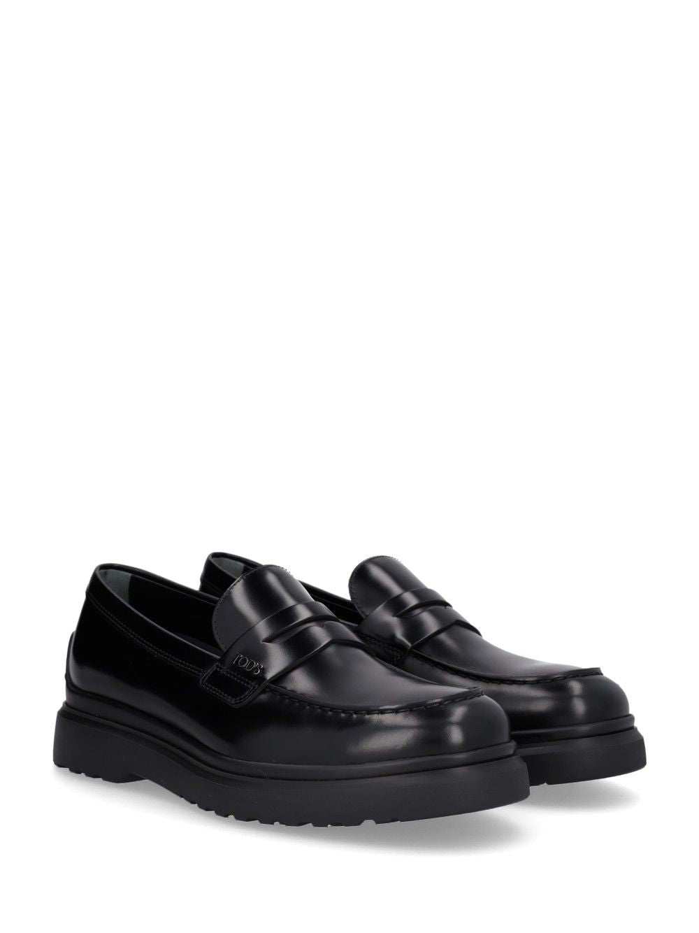 Tod'S Moc. Lettering Carrarmato Light 12m Scarpe basse - Black | 40e4a67d1d5da6fe35f8b35e07e5b5aa9b5fa831