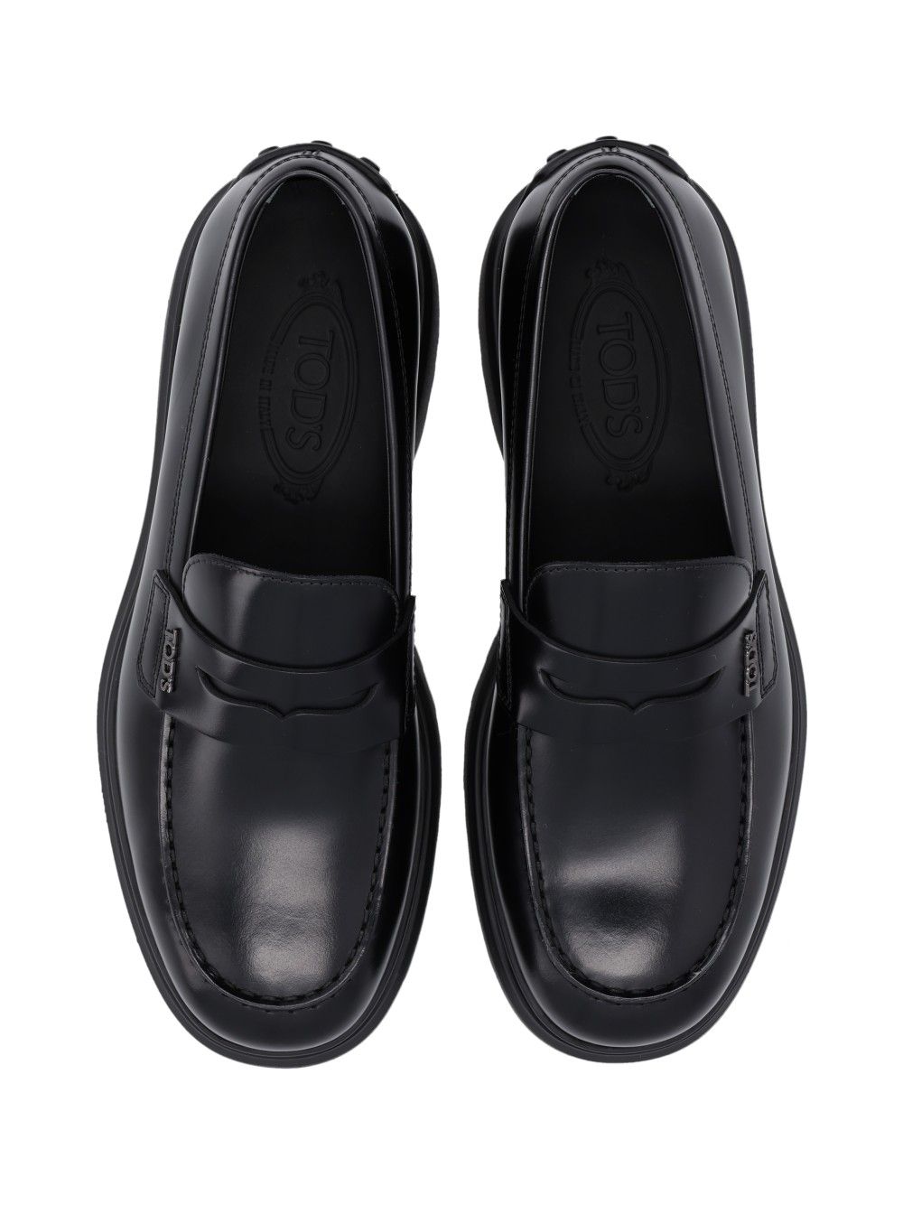 Tod'S Moc. Lettering Carrarmato Light 12m Scarpe basse - Black | 04c10e36cdaa41fc1b20d85d8ff740099c0678bd