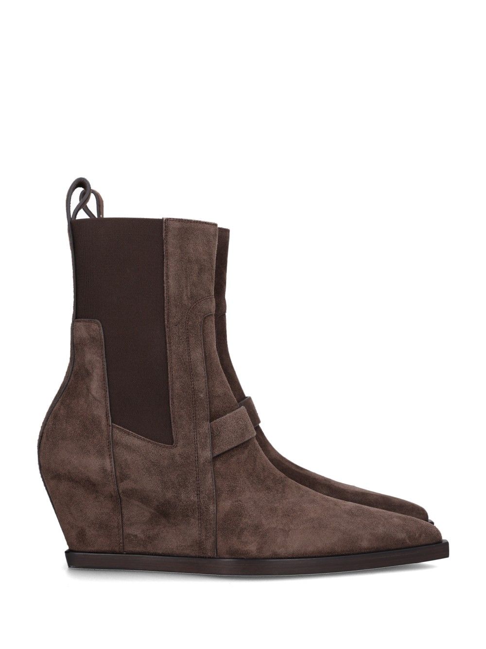 Rick Owens Sharp Wedge Sliver Boots - Brown | ced5fdb7b83d73ac67190a66bce3d45f7e773a84