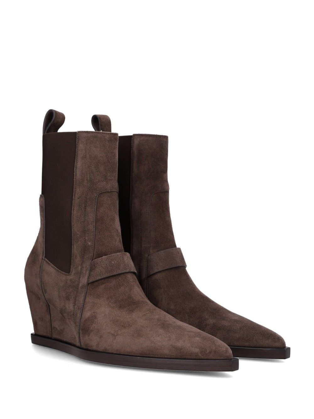 Rick Owens Sharp Wedge Sliver Boots - Brown | f1eee8ee3e003860a22d1bd21bd7c3a8358a4dbc