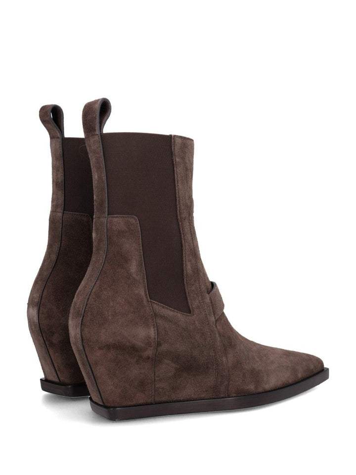 Rick Owens Sharp Wedge Sliver Boots - Brown | 6f6093f7dfa19c4e74dff2eed30596a2c623da7f
