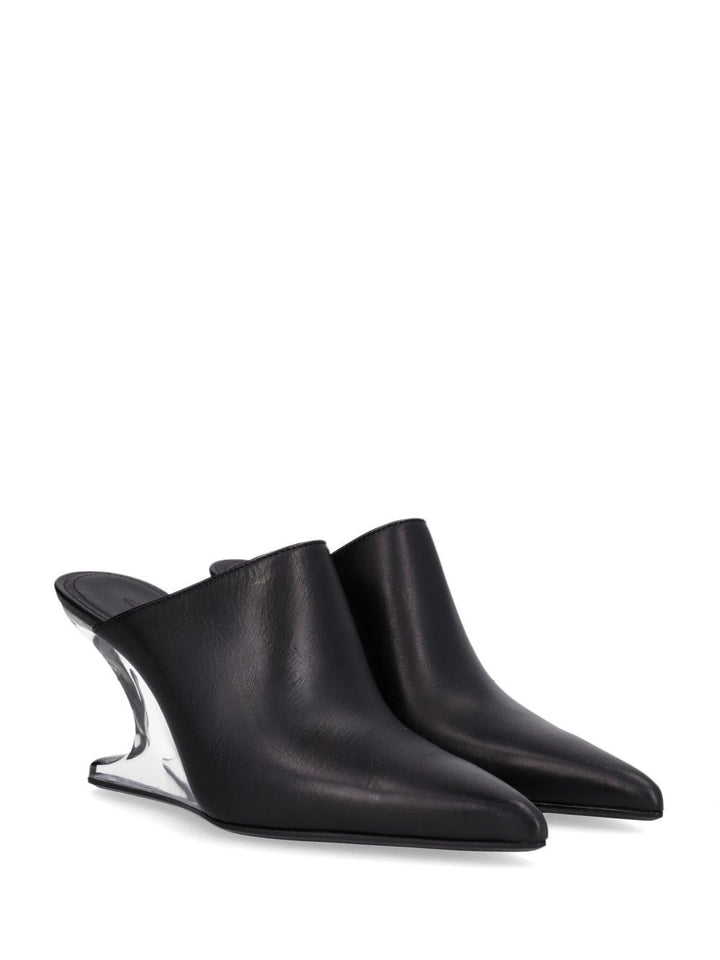 Rick Owens Tower Cantilever 8 Sabot Sharp Sandals - Black | e01cd79392371c0425091d2556403eb148abbd1e