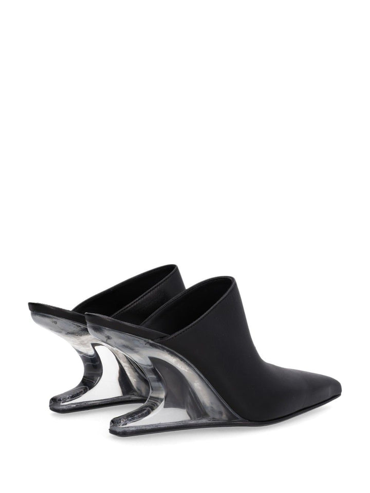 Rick Owens Tower Cantilever 8 Sabot Sharp Sandals - Black | f61339335c37d7bef2dda50a1864fb35eb2a3cc5