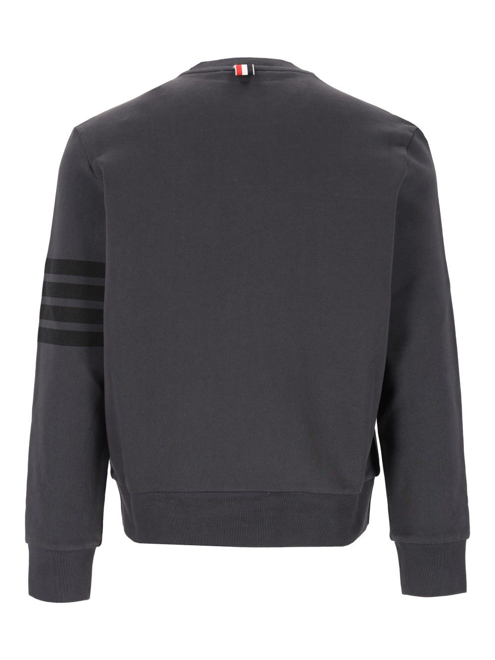 Thom Browne 4 Bar Cotton Jersey Sweatshirt Knitwear - Grey | 5cd574aa6a9cfeb0b8818cc250e0e4e089cad125