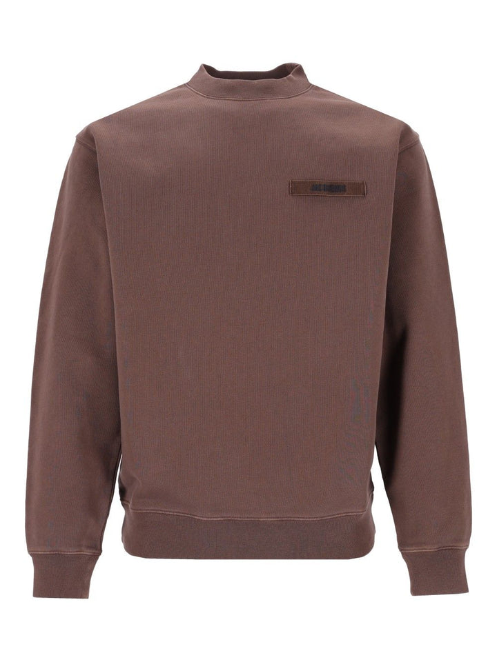 Jacquemus Cotton Sweatshirt Sweatshirts - Brown | 2074abf1cd99c5cfea6da016fae5cd2e4b7ccc45