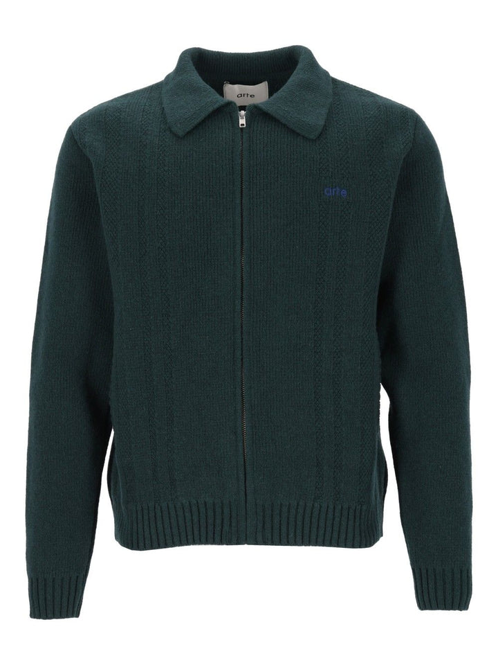 Arte Colour Line Cardigan Knitwear - Green | b1f55689206119d7a69b1a464c8d76b11247e56c